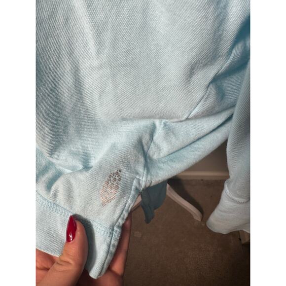 Free People Movement Long Sleeve V Neck Sweatshirt Size M - Picture 3 of 6